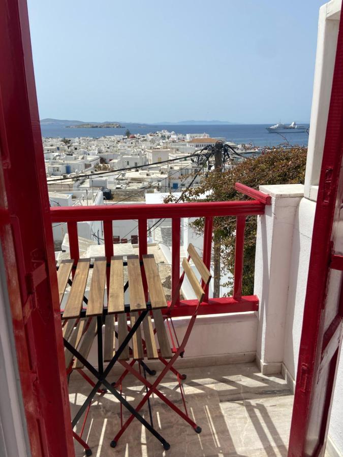 Апартаменты Elenitas Town House With Balcony And Sea View Mykonos Town Экстерьер фото