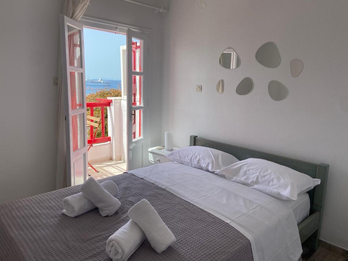 Апартаменты Elenitas Town House With Balcony And Sea View Mykonos Town Экстерьер фото