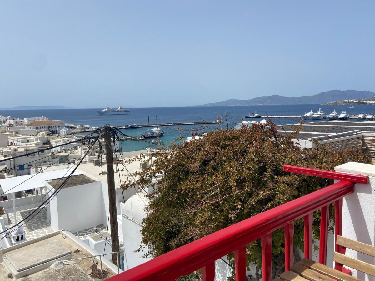 Апартаменты Elenitas Town House With Balcony And Sea View Mykonos Town Экстерьер фото